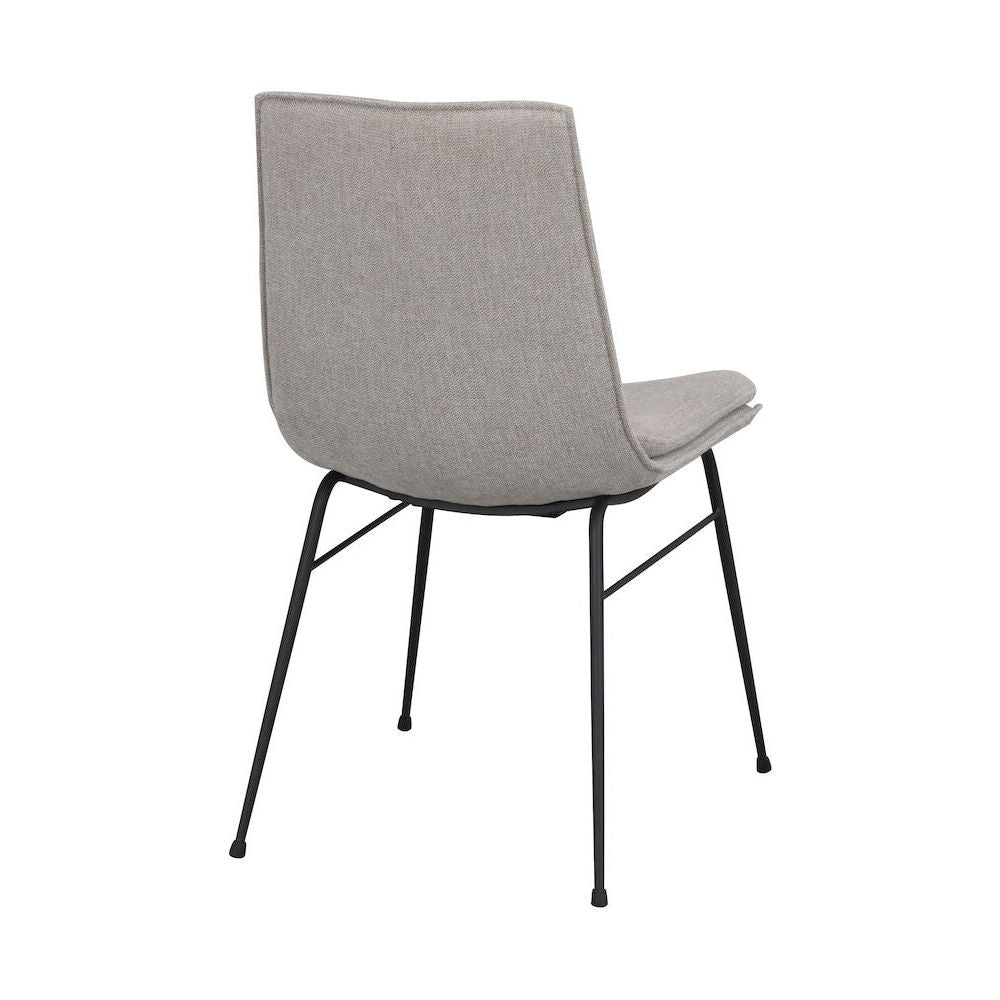 LOWELL Esszimmerstuhl Grau/Schwarz 46x62x86cm - ZEN ZONE