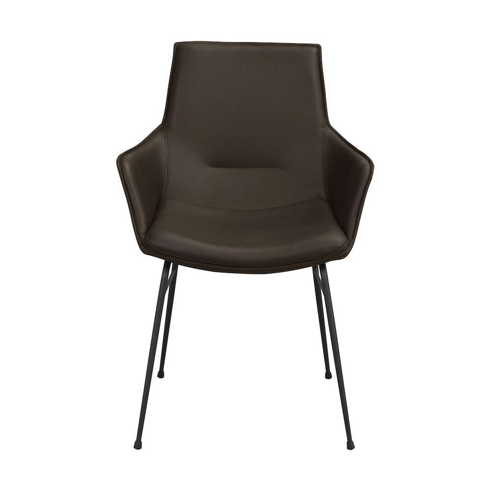 LOWELL Esszimmerstuhl Braun/Schwarz 59x62x86cm - ZEN ZONE