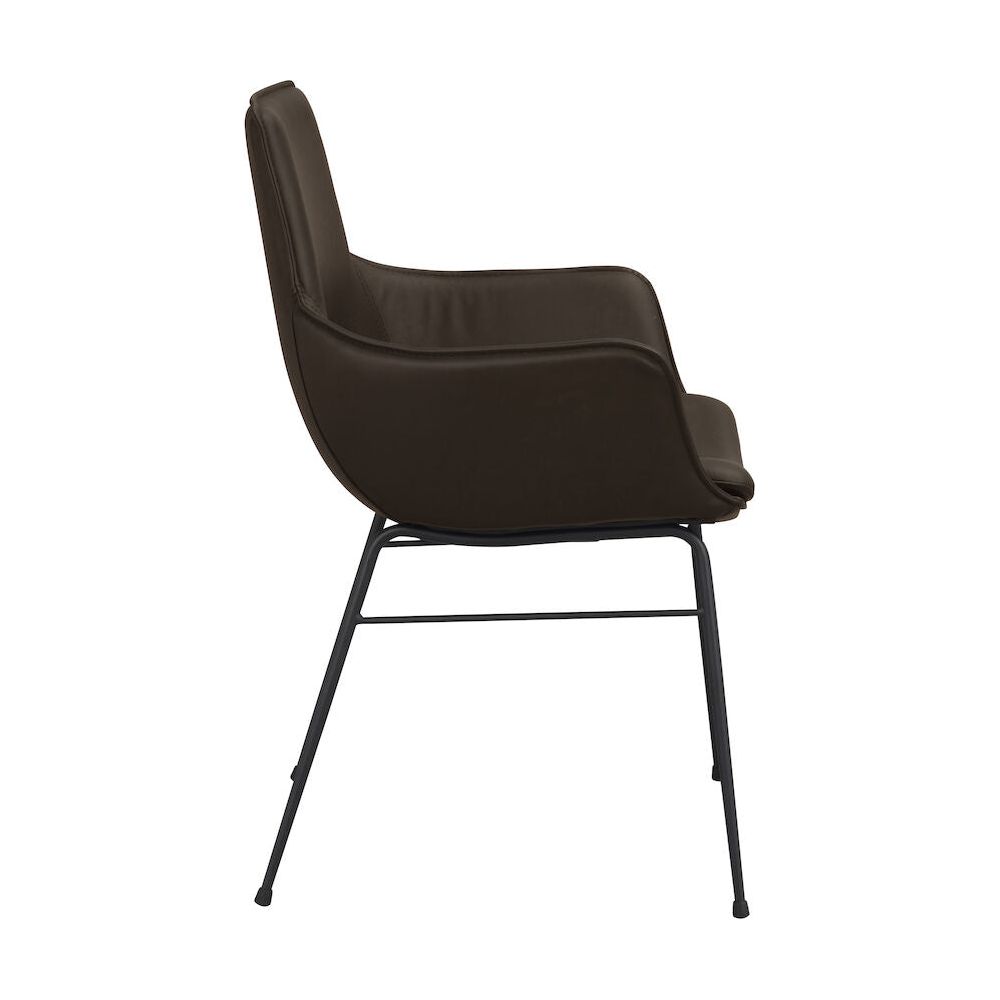 LOWELL Esszimmerstuhl Braun/Schwarz 59x62x86cm - ZEN ZONE