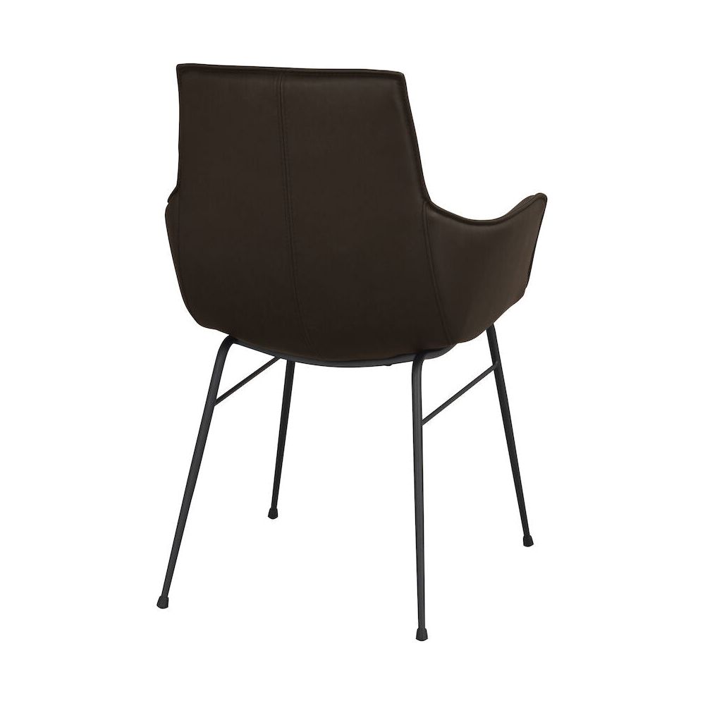 LOWELL Esszimmerstuhl Braun/Schwarz 59x62x86cm - ZEN ZONE