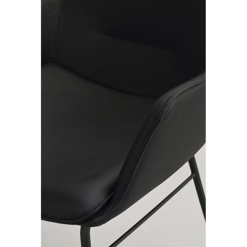 LOWELL Esszimmerstuhl Schwarz 59x62x86cm - ZEN ZONE