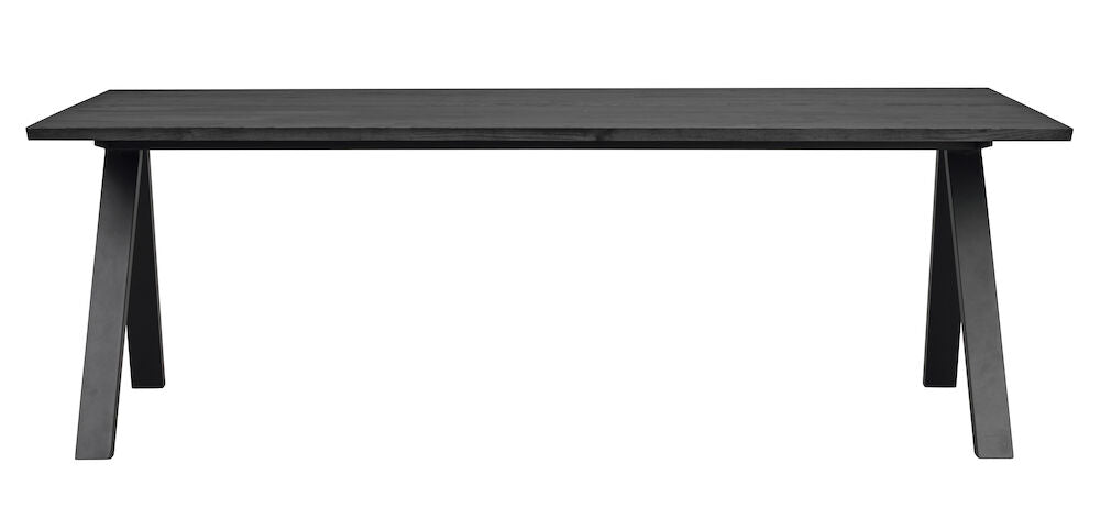 CARRADALE Esstisch Schwarz 220x100x75cm - ZEN ZONE