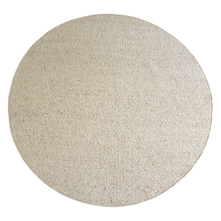 AUCKLAND Wollteppich Beige 250x250cm - ZEN ZONE Furniture