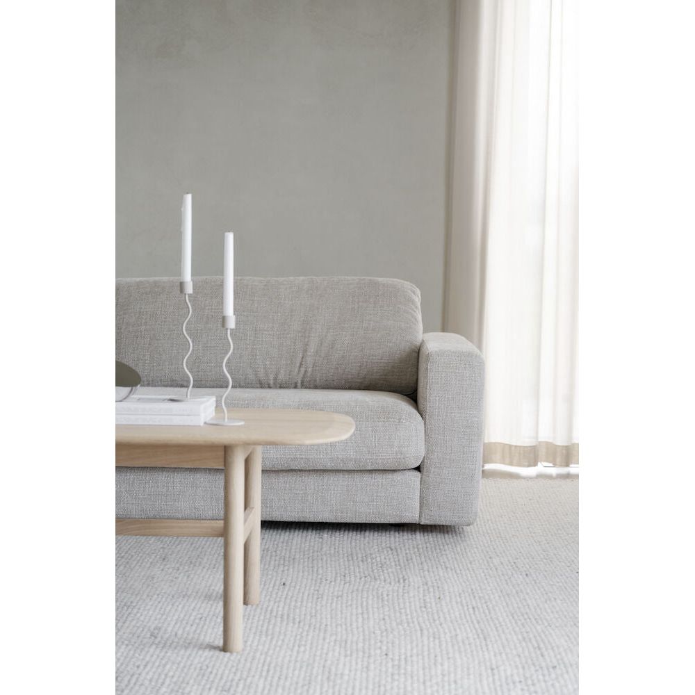 DUNCAN Ecksofa Hellgrau 345x216x78cm - ZEN ZONE