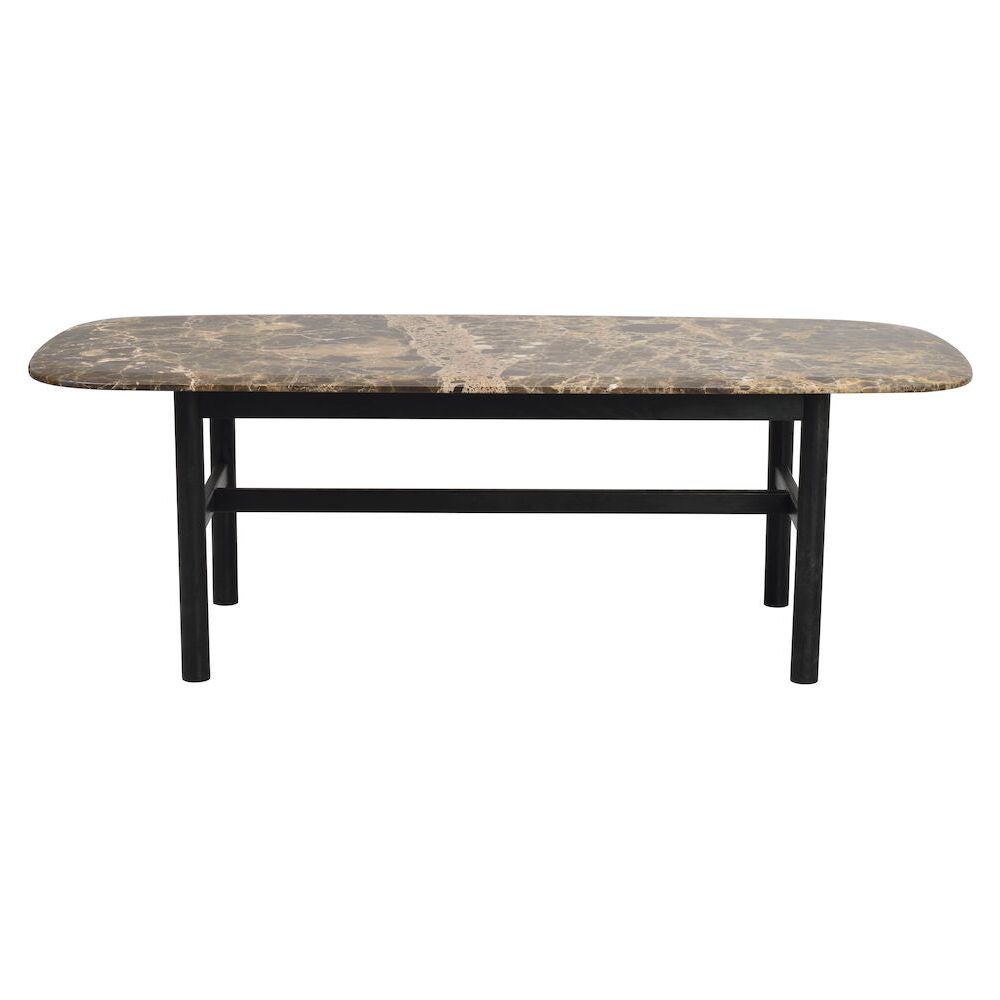 HAMMOND Couchtisch Braun/Schwarz 135x62x45cm - ZEN ZONE