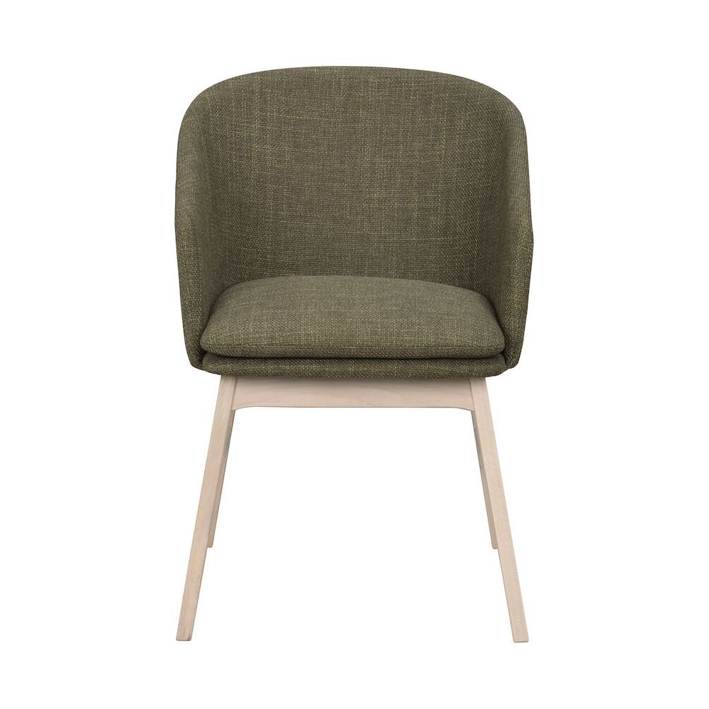 WINDHAM Esszimmerstuhl Grün/weiß pigmentiert 57x62x80cm - ZEN ZONE