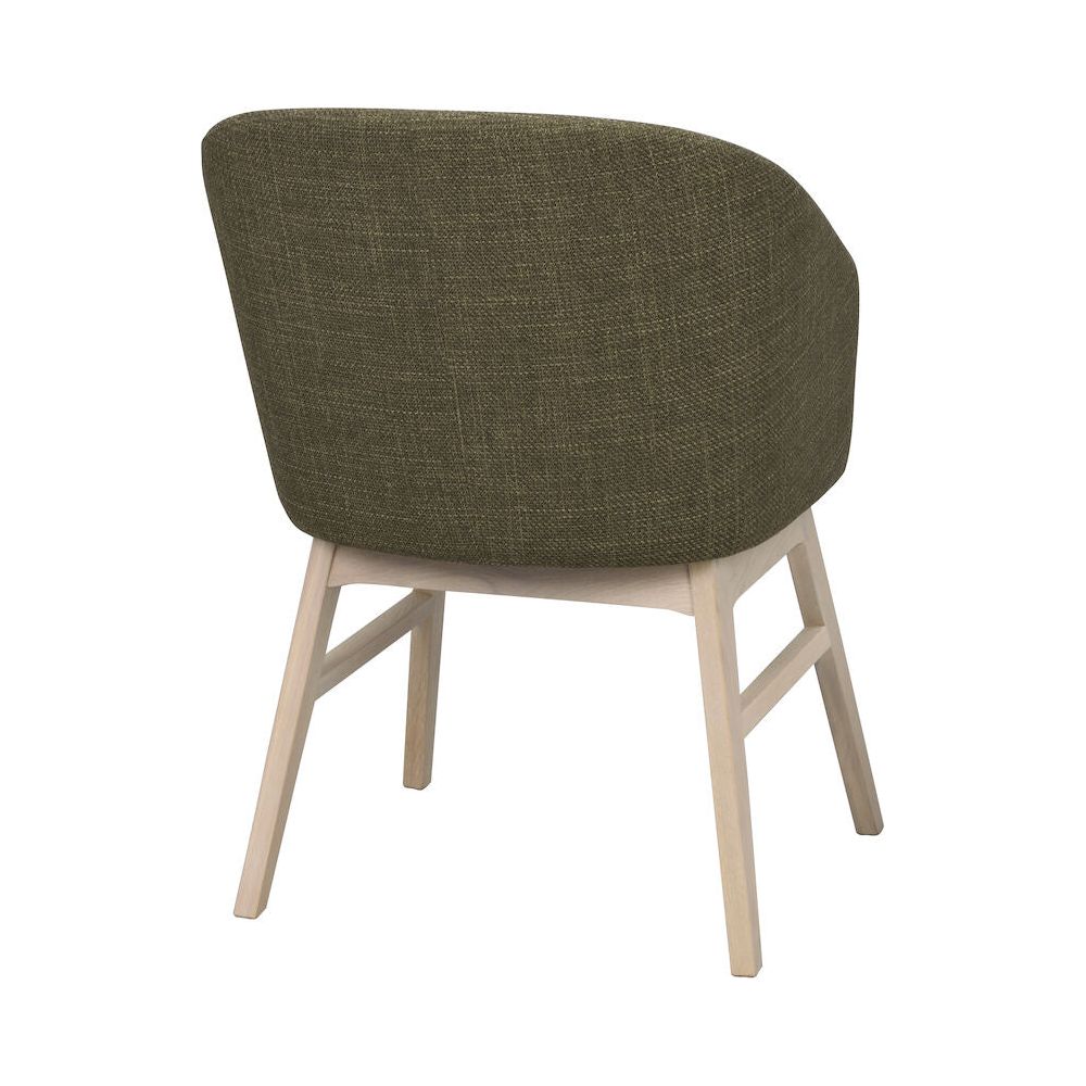 WINDHAM Esszimmerstuhl Grün/weiß pigmentiert 57x62x80cm - ZEN ZONE