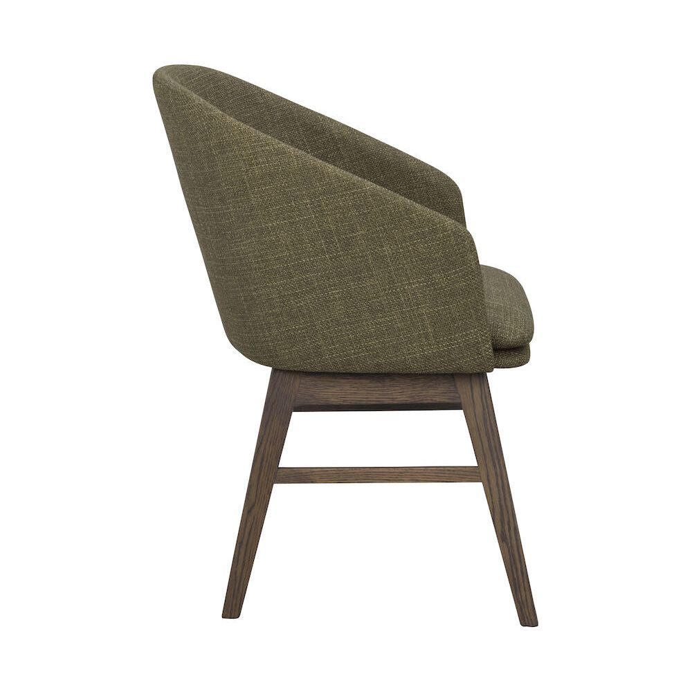 WINDHAM Esszimmerstuhl Grün/braun 57x62x80cm - ZEN ZONE