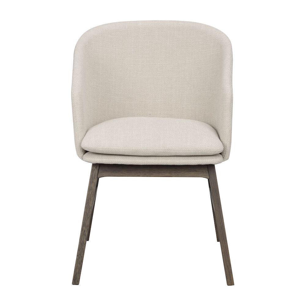 WINDHAM Esszimmerstuhl Beige/braun 57x62x80cm - ZEN ZONE