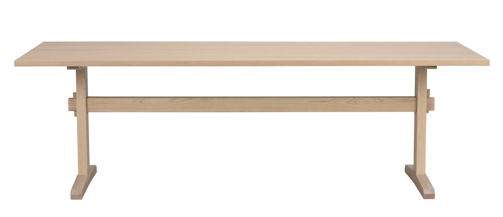 WESTVILLE Esstisch Weiß pigmentiert 240x95x75cm - ZEN ZONE