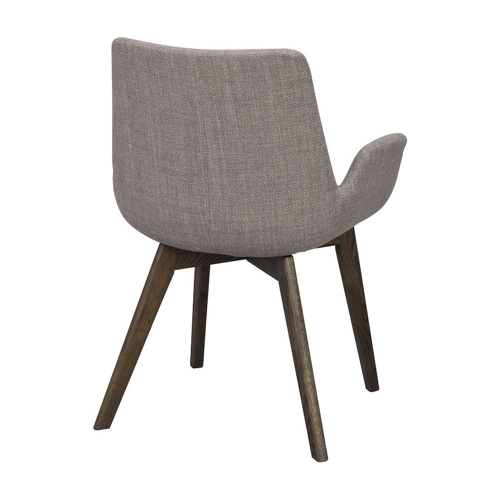 DRIMSDALE Esszimmerstuhl Grau/Braun 59x59x81cm - ZEN ZONE