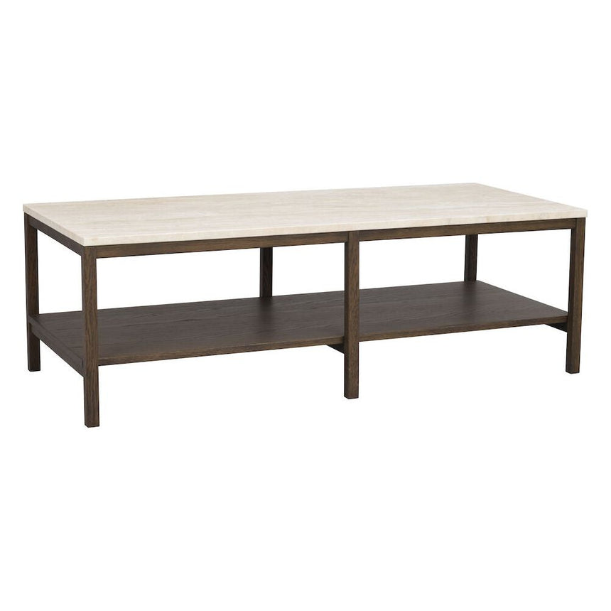 ORWEL Couchtisch Beige/braun 140x60x45cm - ZEN ZONE Furniture