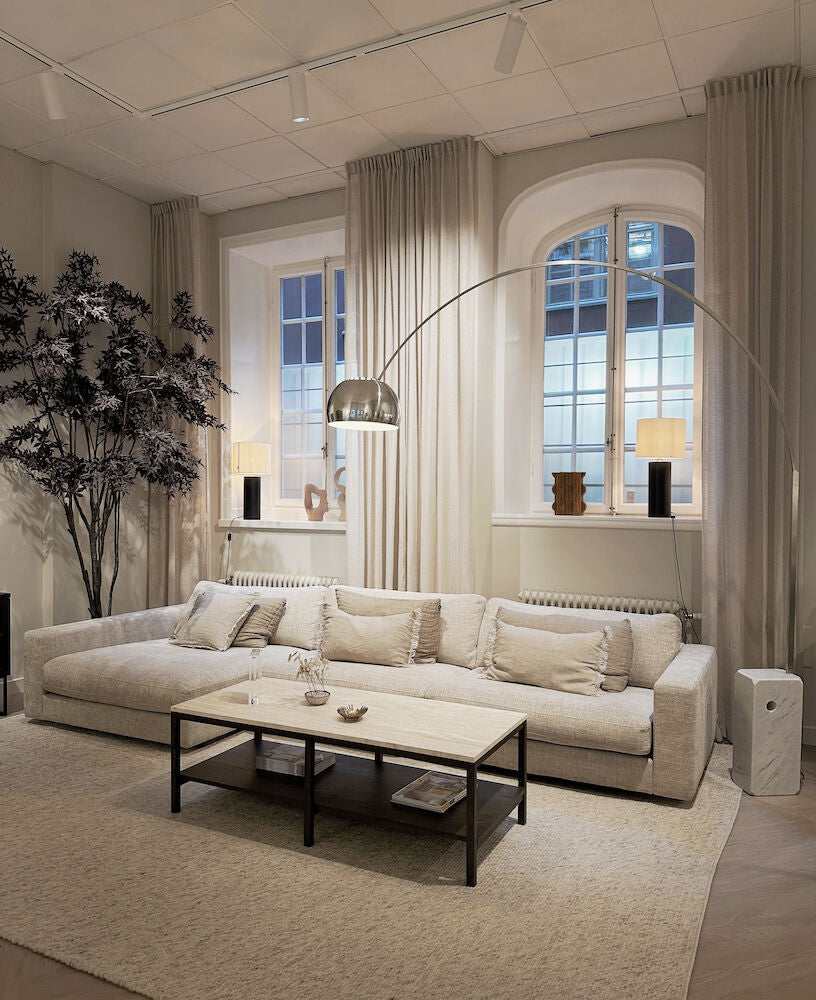 ORWEL Couchtisch Beige/braun 140x60x45cm - ZEN ZONE Furniture