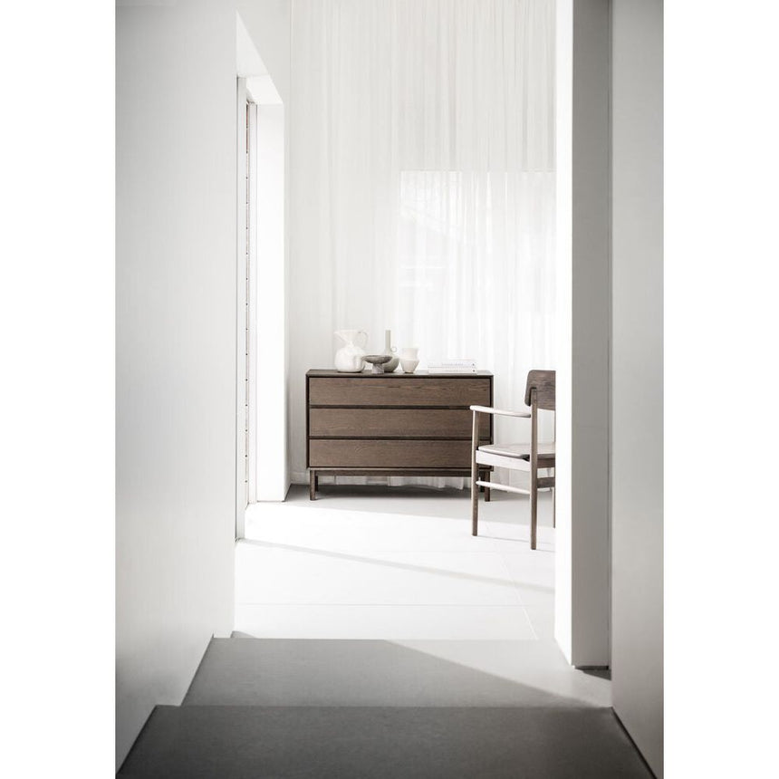 MACKAY Kommode Braun 110x45x75cm - ZEN ZONE Furniture