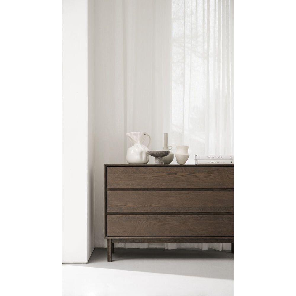 MACKAY Kommode Braun 110x45x75cm - ZEN ZONE Furniture