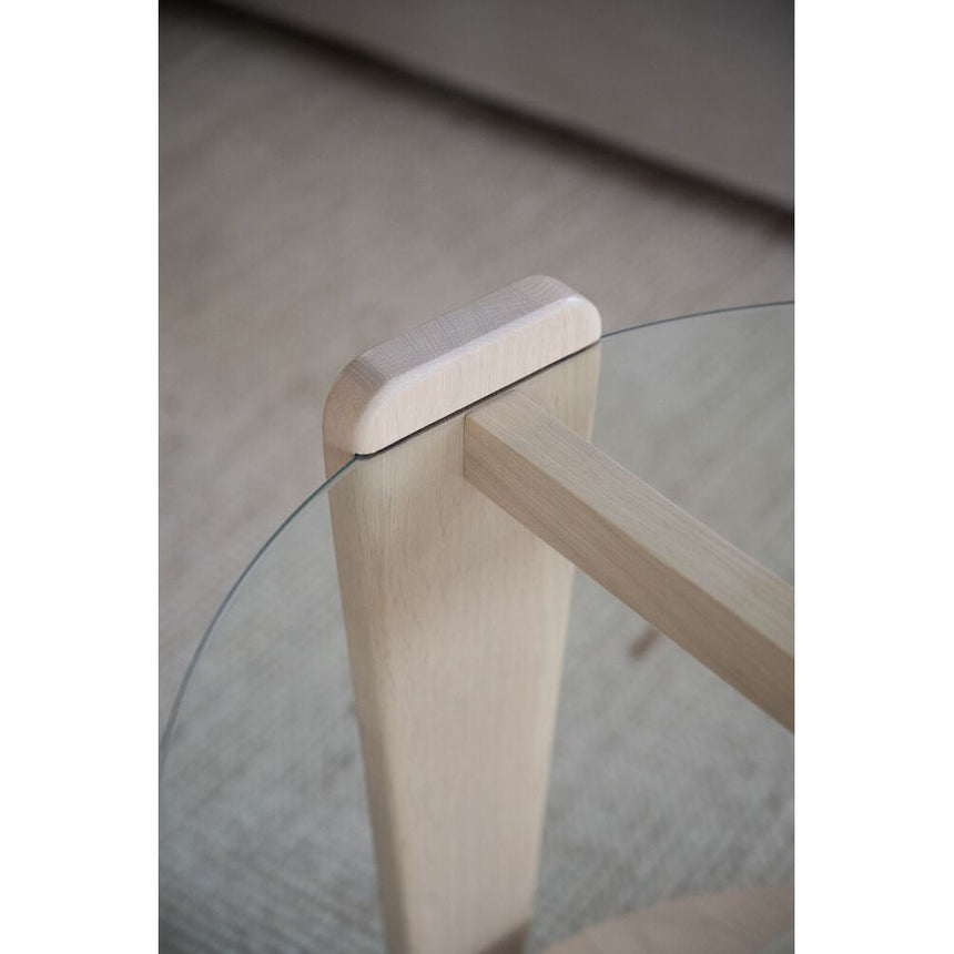 ARRAN Couchtisch Weiß pigmentiert 52x52x45cm - ZEN ZONE Furniture