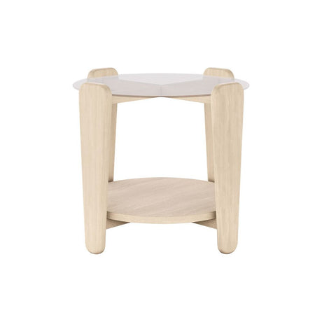 ARRAN Couchtisch Weiß pigmentiert 52x52x45cm - ZEN ZONE Furniture