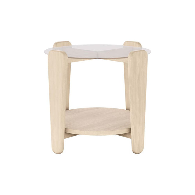ARRAN Couchtisch Weiß pigmentiert 52x52x45cm - ZEN ZONE Furniture