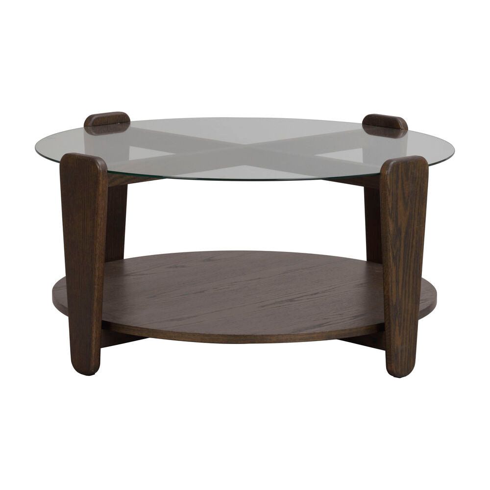 ARRAN Couchtisch Braun 93x93x45cm - ZEN ZONE Furniture