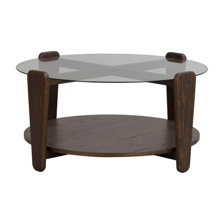 ARRAN Couchtisch Braun 93x93x45cm - ZEN ZONE Furniture