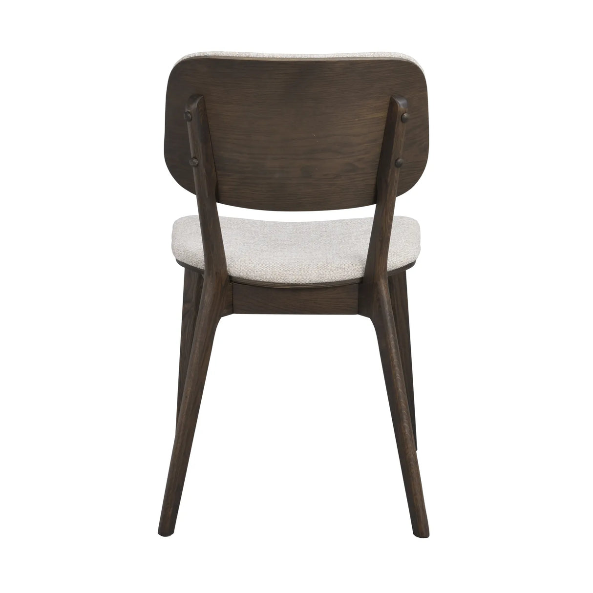 BARRETT Essstuhl massive Eiche Braun/hellbeige 58x47x83cm - ZEN ZONE Furniture