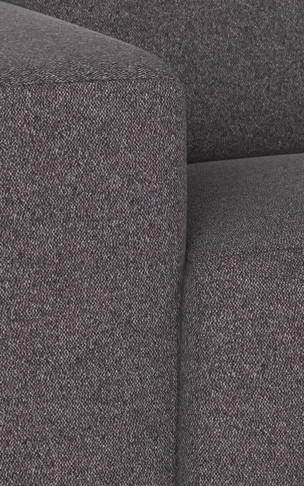 WILLARD 3-Sitzer-Sofa Links dunkelgrau 234x161x70cm - ZEN ZONE Furniture