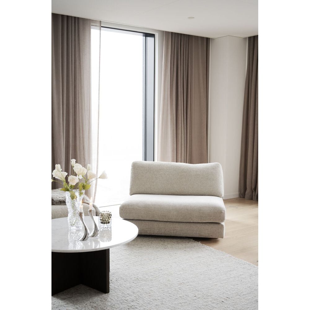 DUNCAN Modulares Sofa Hellgrau 112x103x78cm - ZEN ZONE