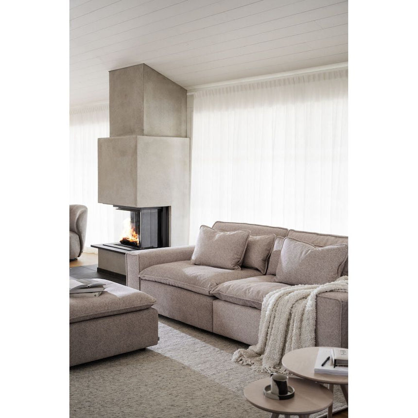RAWLINS 3-Sitzer-Sofa Beige 259x116x85cm - ZEN ZONE