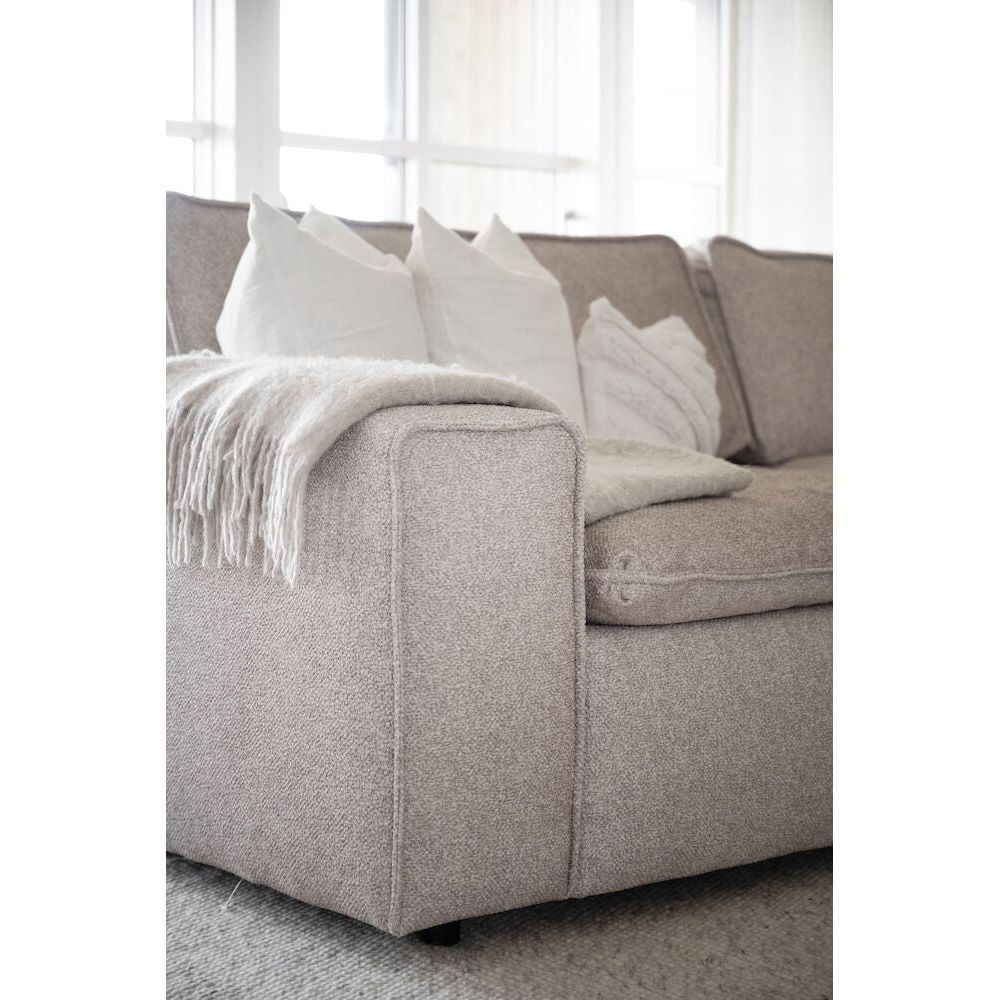 RAWLINS 3-Sitzer-Sofa Beige 259x116x85cm - ZEN ZONE