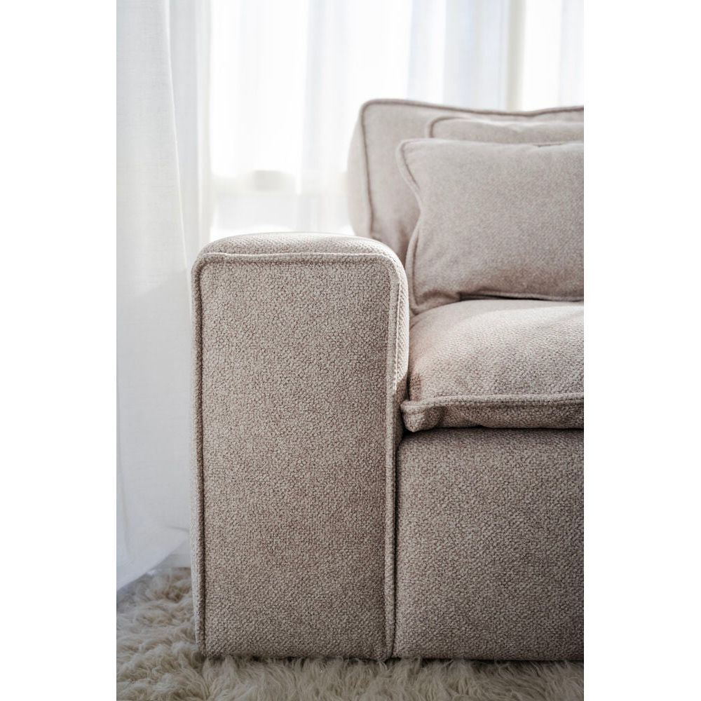 RAWLINS 3-Sitzer-Sofa Beige 259x116x85cm - ZEN ZONE