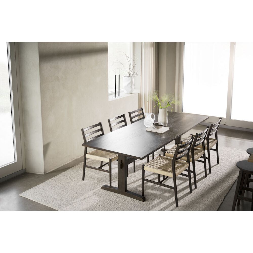 HARLAN Esszimmerstuhl Braun/hellbeige 49x54x86cm - ZEN ZONE