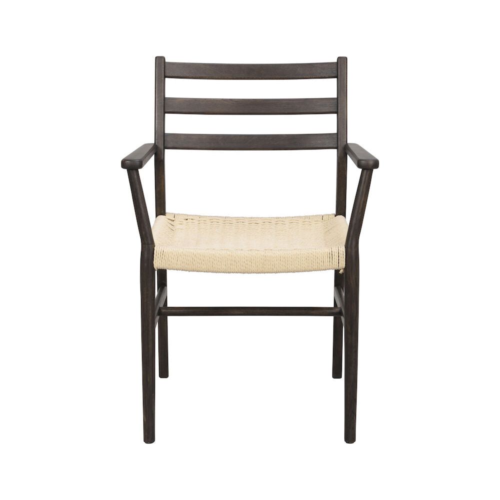 HARLAN Esszimmerstuhl Braun/hellbeige 56x54x86cm - ZEN ZONE