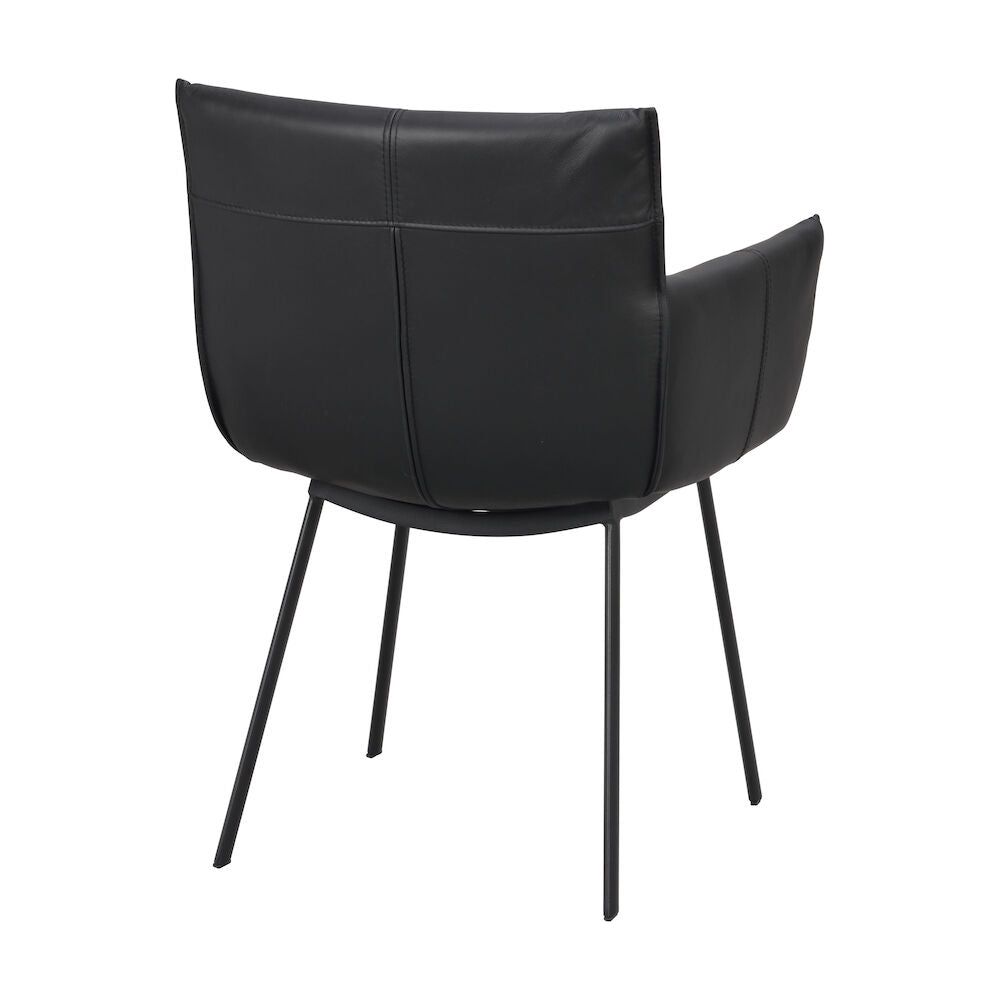 HINCKLEY Esszimmerstuhl Schwarz 58x62x84cm - ZEN ZONE