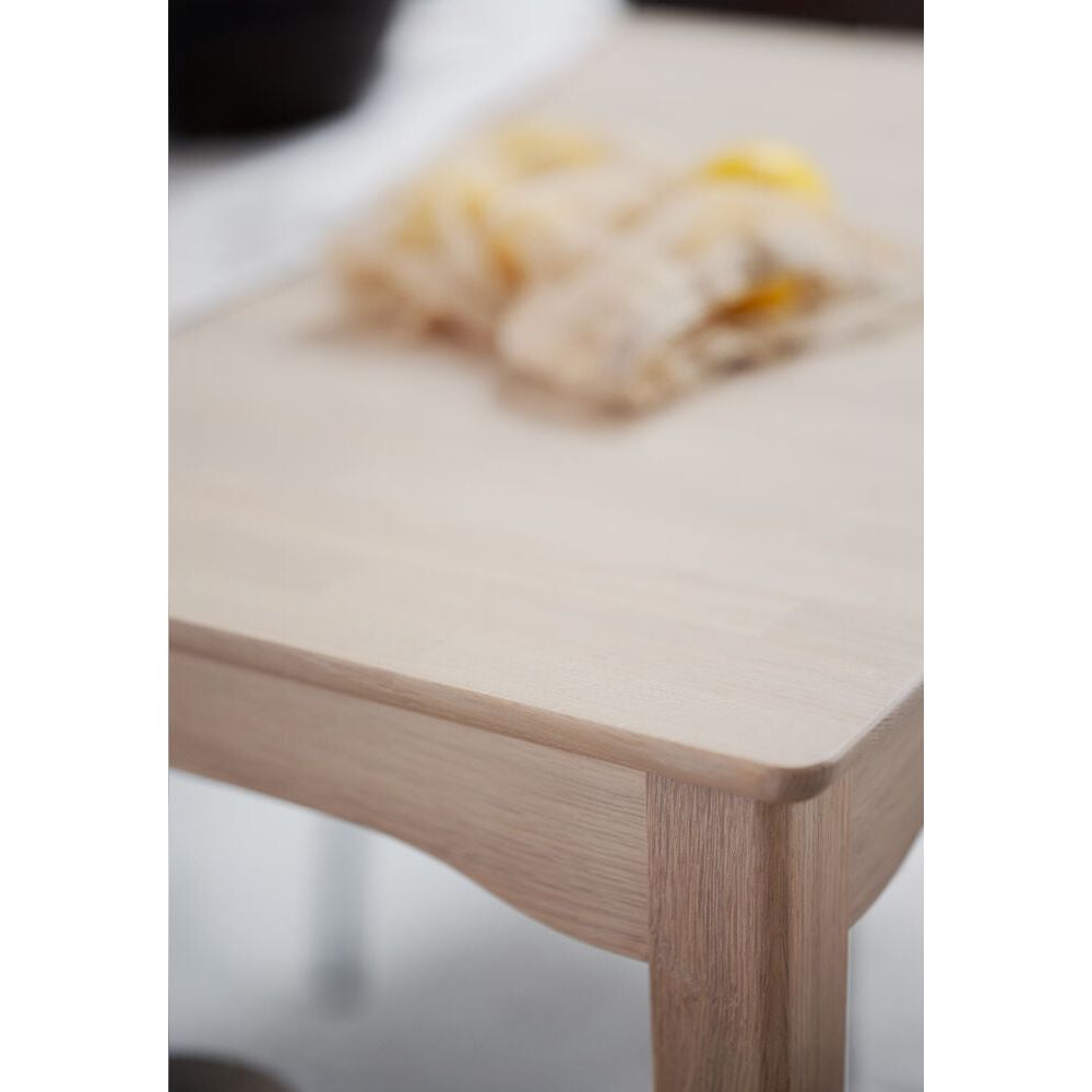 MARKHAM Esstisch Weiß gefärbt 140x90x75cm - ZEN ZONE Furniture