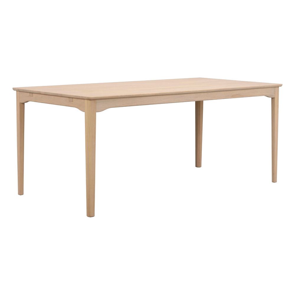 MARKHAM Esstisch Weiß gefärbt 140x90x75cm - ZEN ZONE Furniture