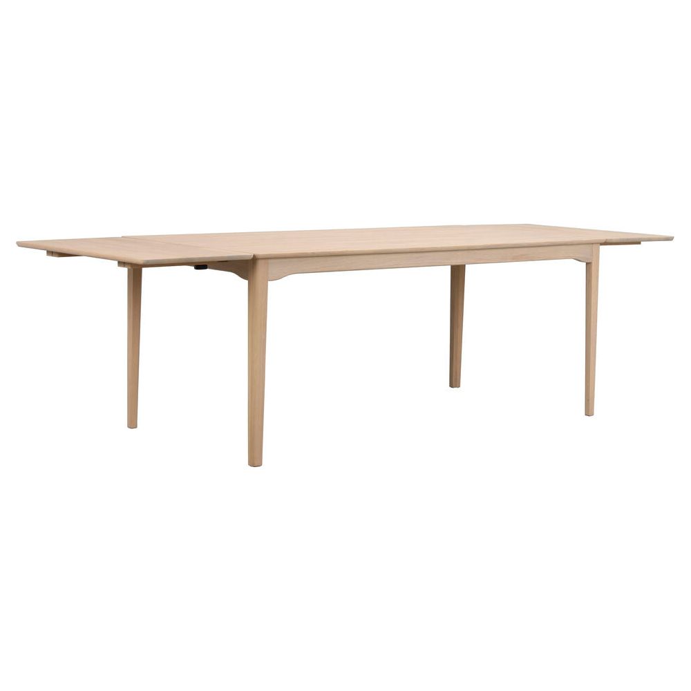 MARKHAM Esstisch Weiß gefärbt 140x90x75cm - ZEN ZONE Furniture