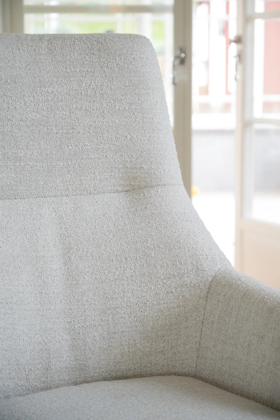 CONROE Sofasessel Hellbeige/Beige, 78x74x103 cm