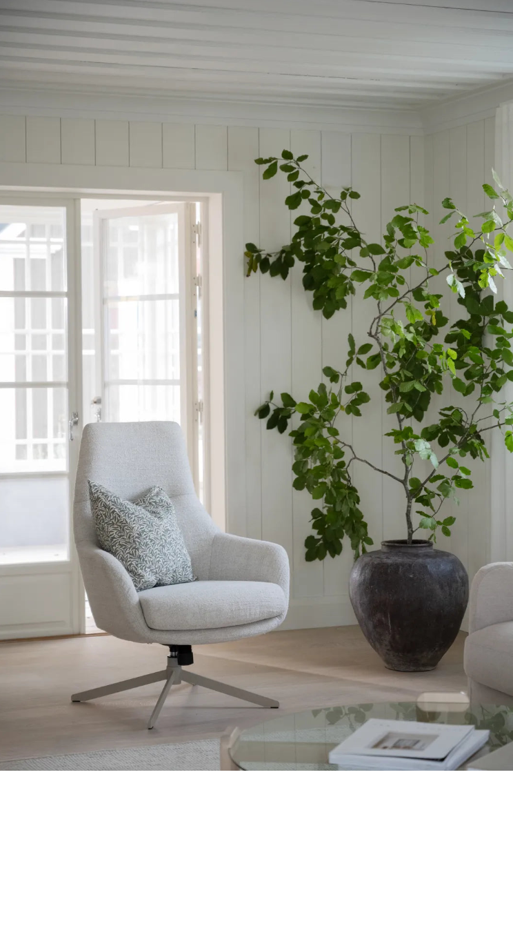 CONROE Sofasessel Hellbeige/Beige, 78x74x103 cm