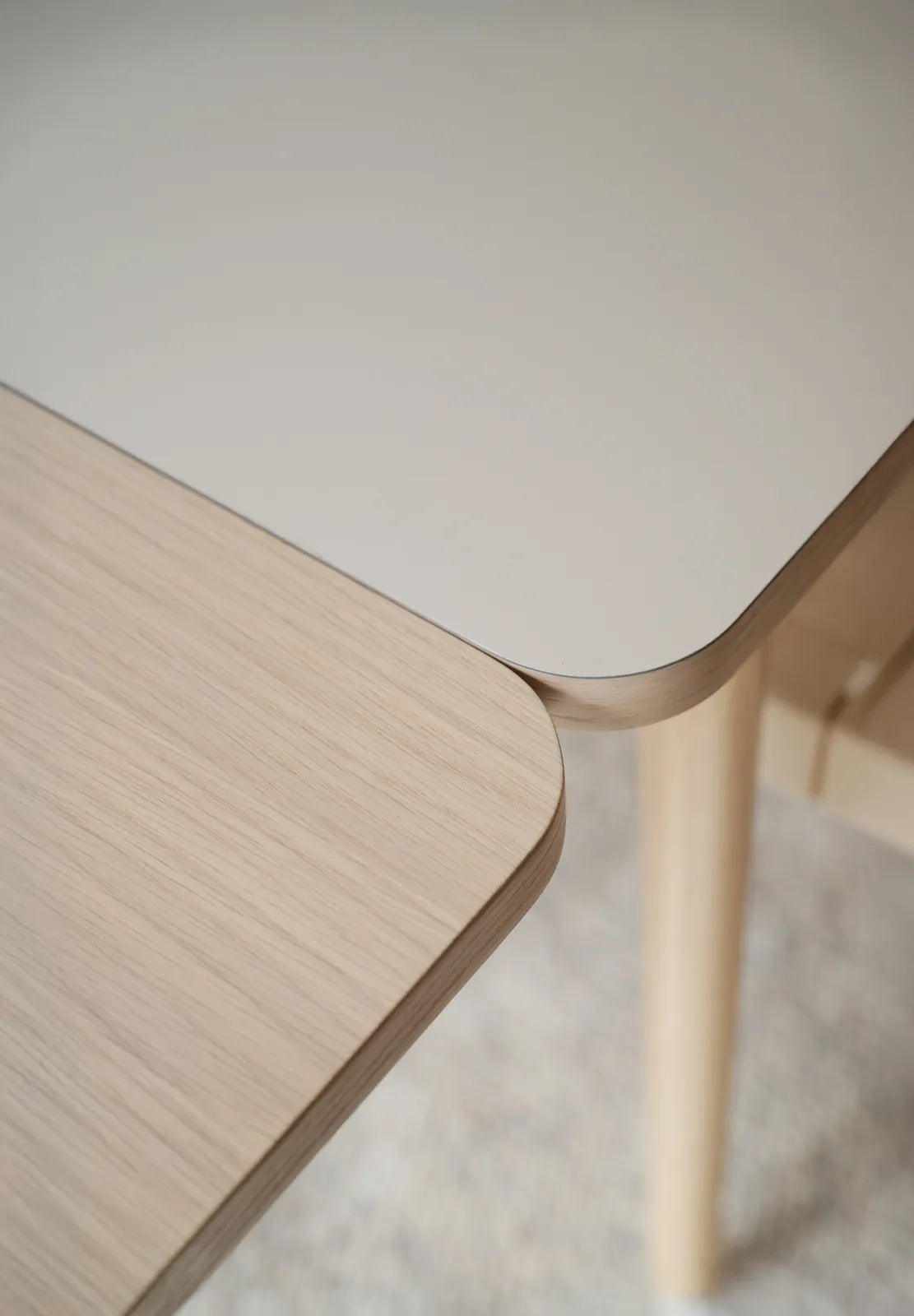 FAIRMOUNT Ausziehplatte Weiß pigmentiert 45x95x4cm - ZEN ZONE Furniture