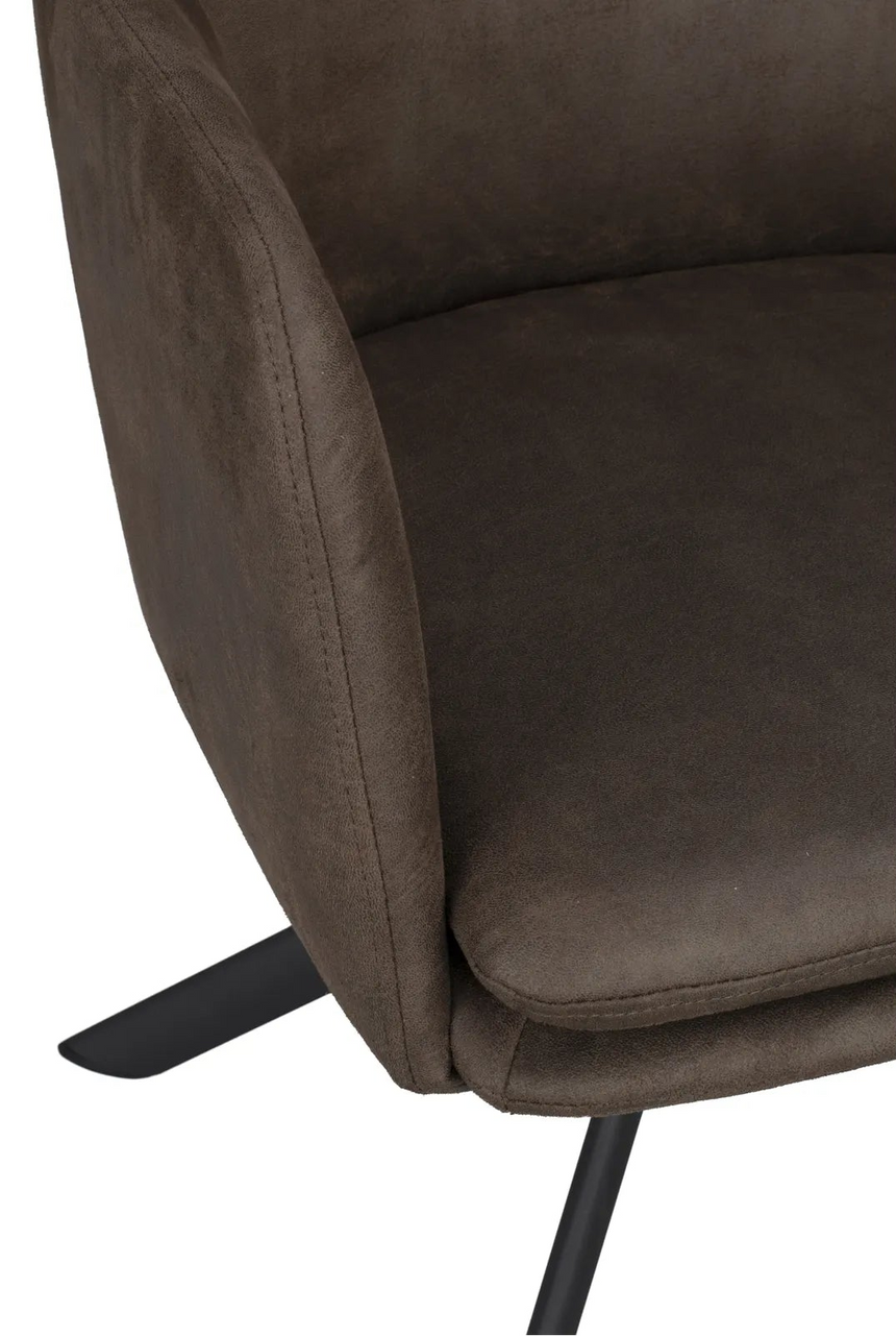 Chaise de salle à manger GLADSTONE, pivotante, 56x61x84 cm
