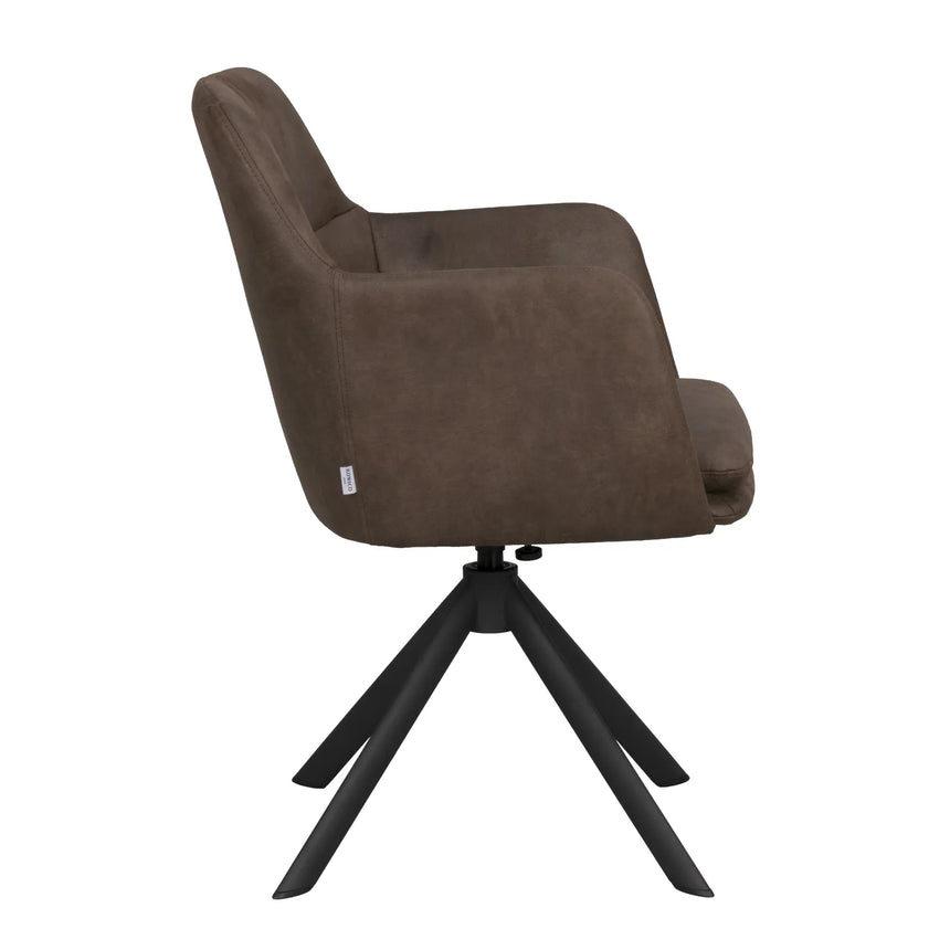 Chaise de salle à manger GLADSTONE, pivotante, 56x61x84 cm