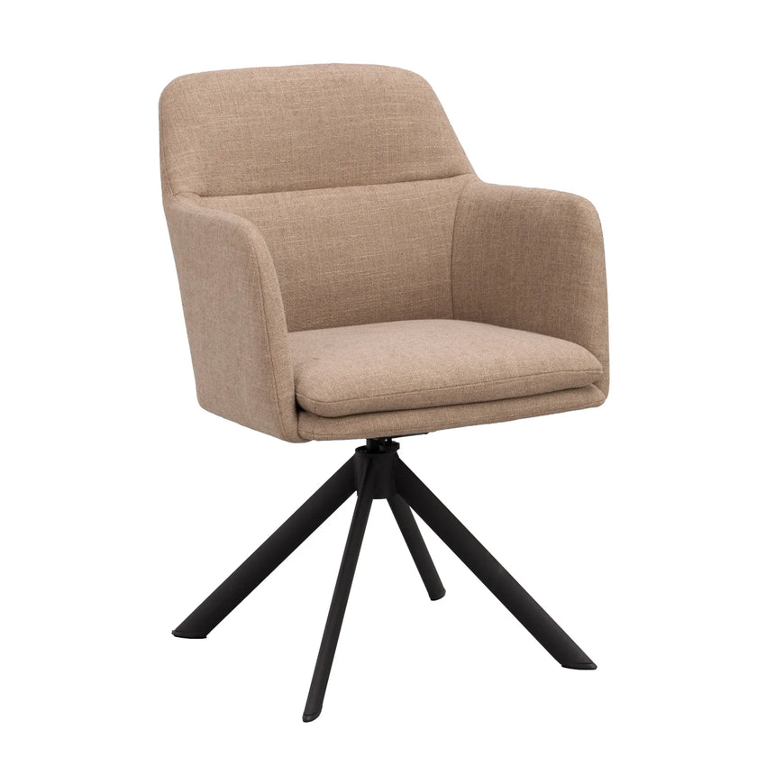 Chaise de salle à manger GLADSTONE, pivotante, 56x61x84 cm