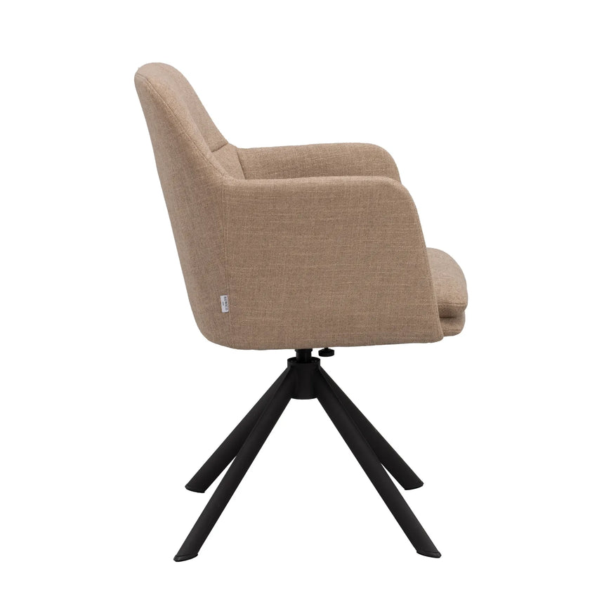 Chaise de salle à manger GLADSTONE, pivotante, 56x61x84 cm