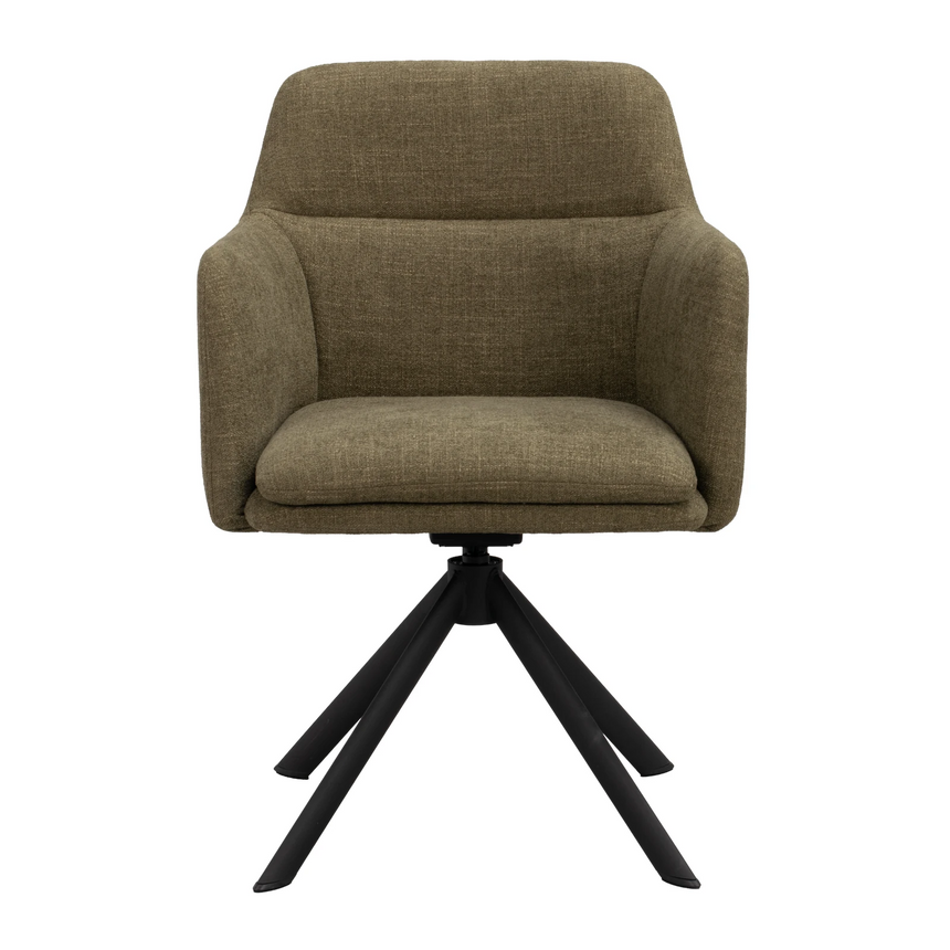 Chaise de salle à manger GLADSTONE, pivotante, 56x61x84 cm