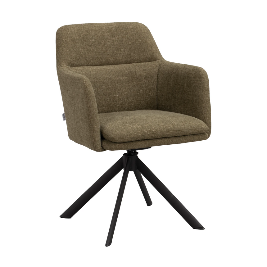 Chaise de salle à manger GLADSTONE, pivotante, 56x61x84 cm