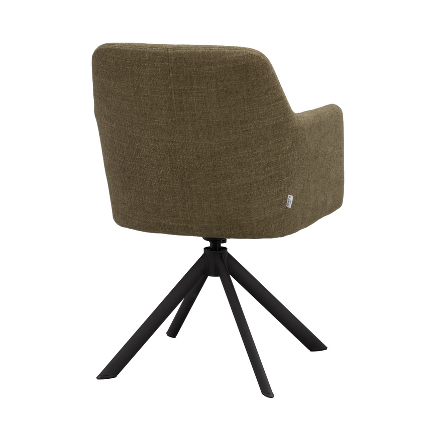Chaise de salle à manger GLADSTONE, pivotante, 56x61x84 cm