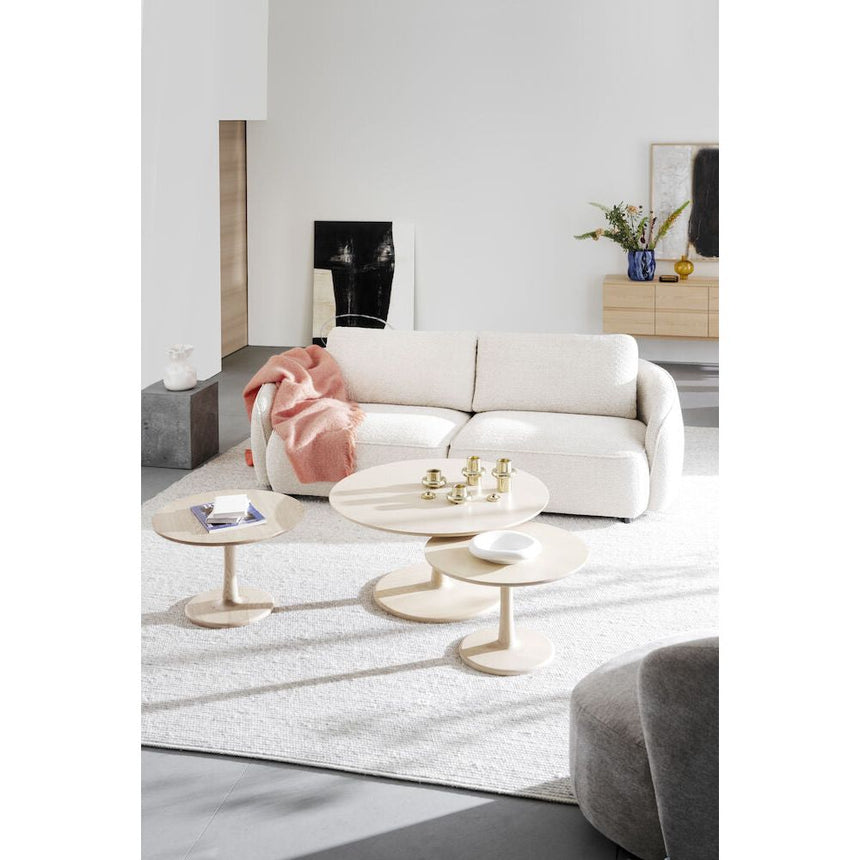 NORRIS 3-Sitzer-Sofa Hellbeige 226x102x80cm - ZEN ZONE