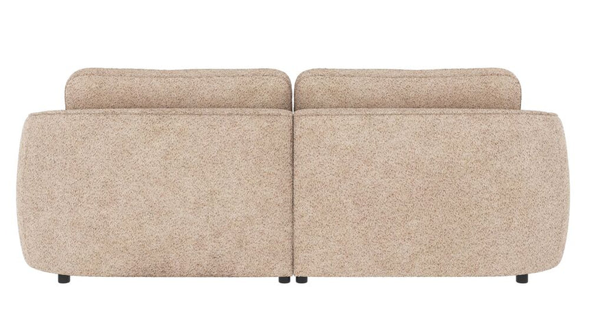 NORRIS 3-Sitzer Sofa Chaise Longue Rechts Anna #2 hellbeige 226x162x80cm - ZEN ZONE Furniture