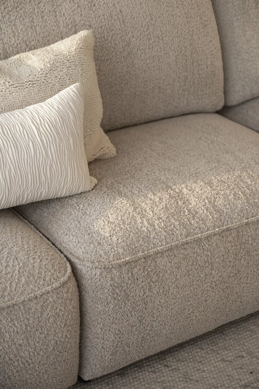 Ecksofa NORRIS, Anna #2 light beige, 309x219x80 cm