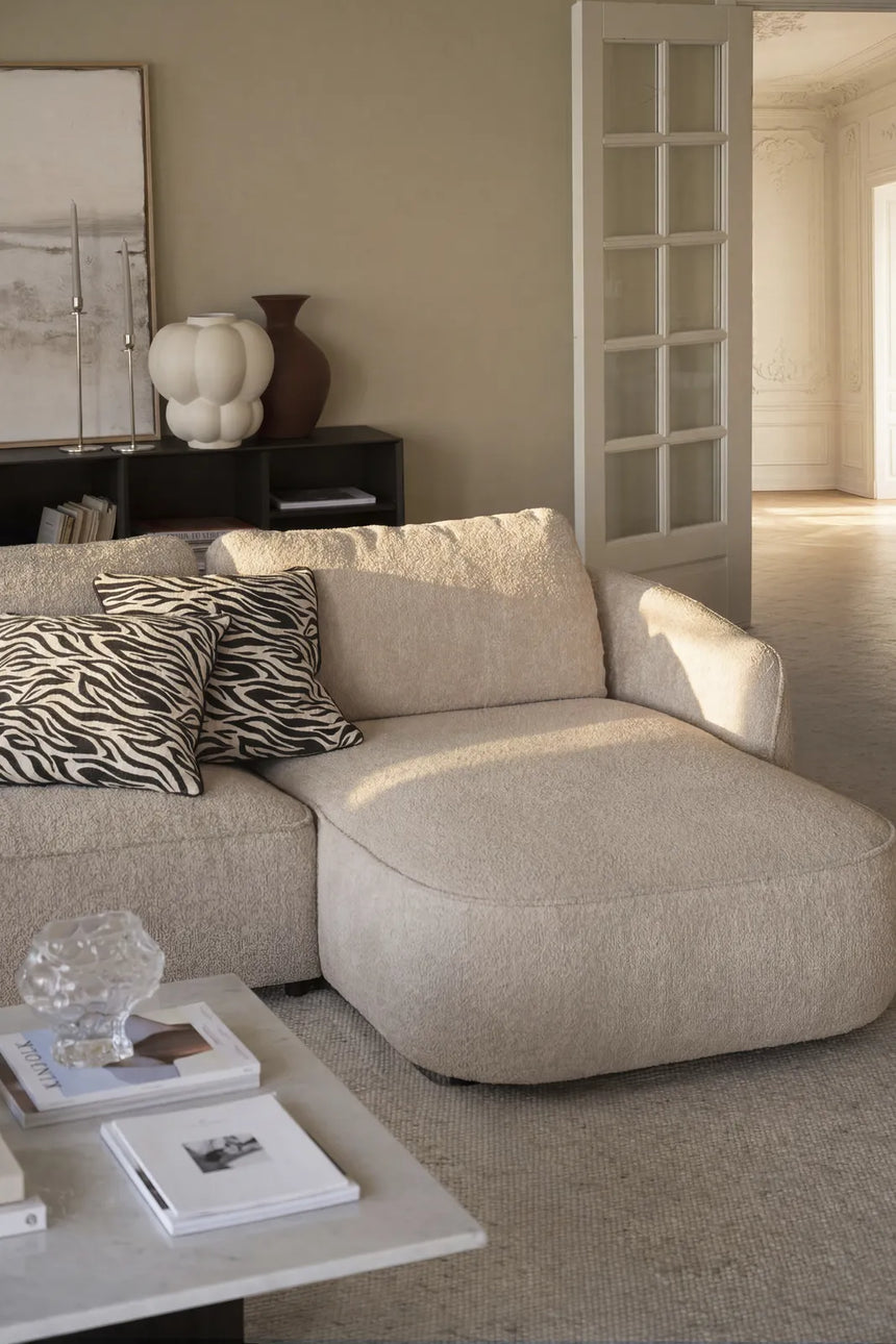 Ecksofa NORRIS, Anna #2 light beige, 402x219x80 cm